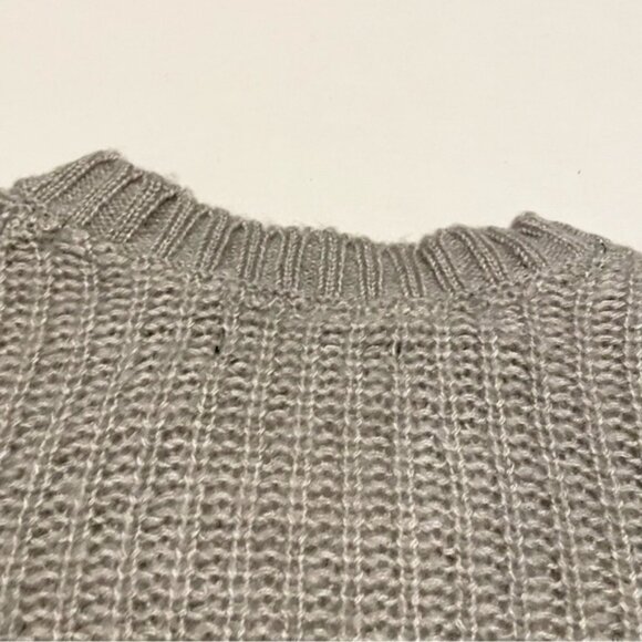 Ex-Girlfriend Womens Long Sleeve Sweater Cut Out Shoulders Size XL - Picture 12 of 16